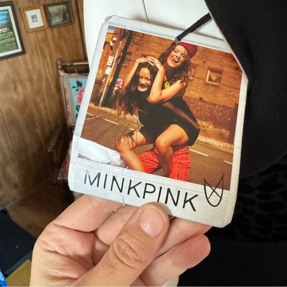 Mink Pink Leopard Print Little Black Dress NWT - Picture 5 of 6